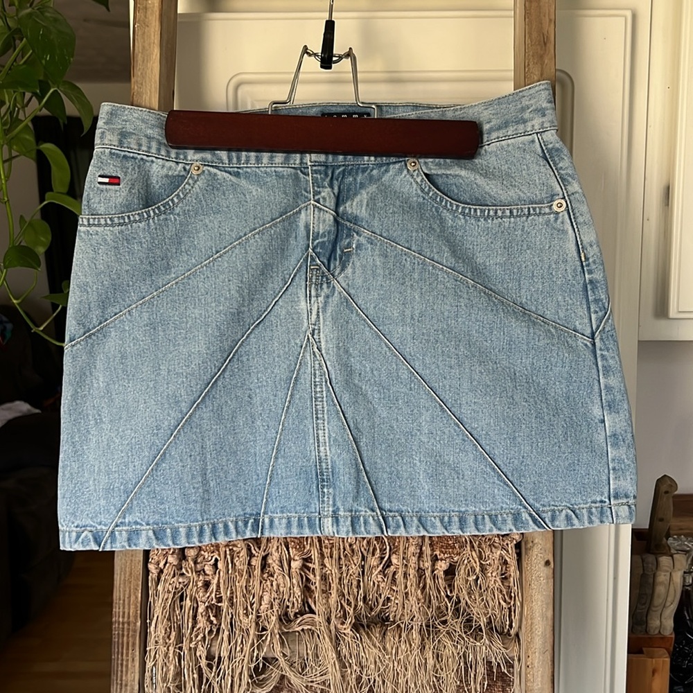 Tommy Hilfiger Blue Denim Skirt